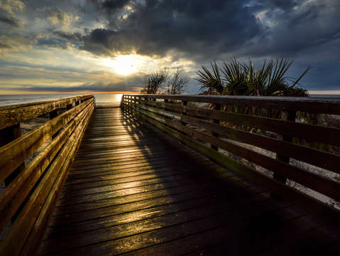 Walk to jekyll beach
