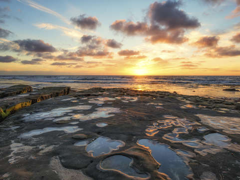 Sunset from the reef
