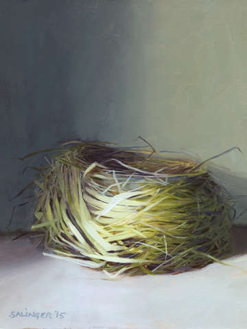 Green mud nest