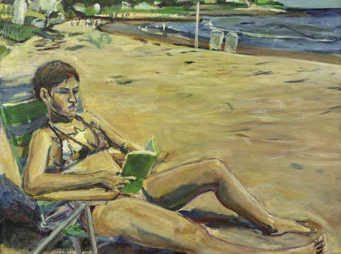 Sam at the beach