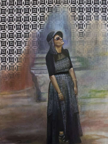 Graphic printed ruins