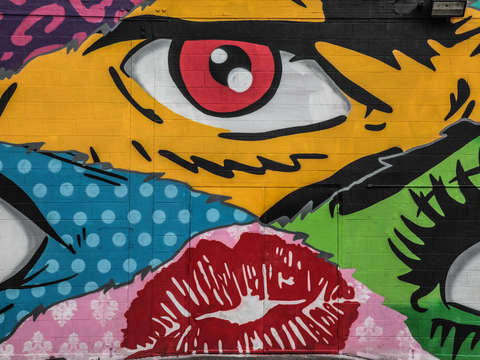 Eyes lips