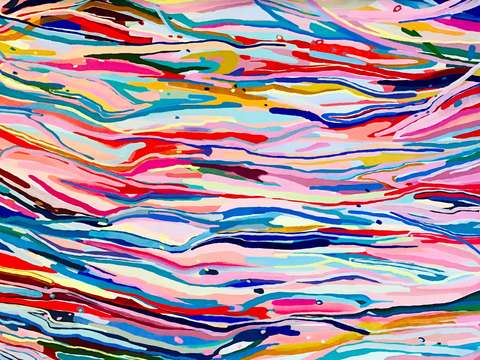 Waves of pink