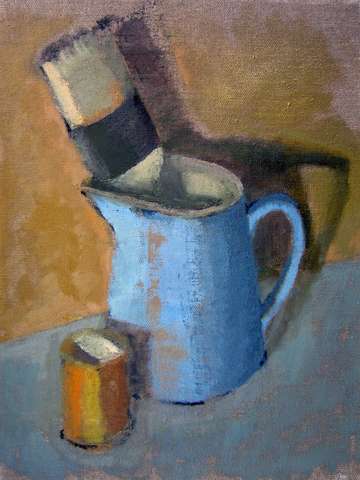 Pitcher and Brush