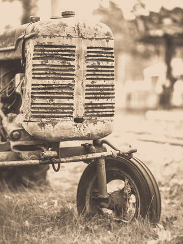 Vintage farm tractor quechee vermont