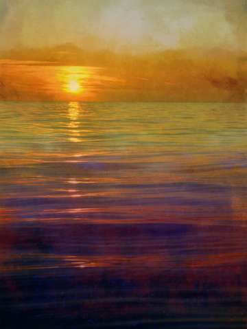 Setting sun