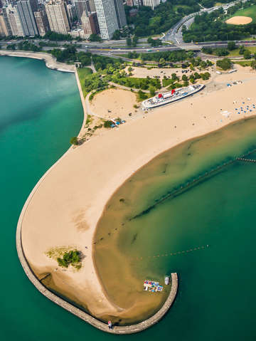 North avenue beach and castaways restaurant