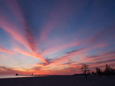 Grand haven sunset