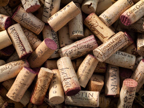 Collection of Fine Wine Corks