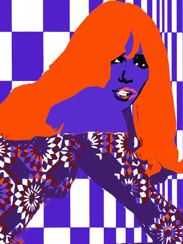 Mod red white blue