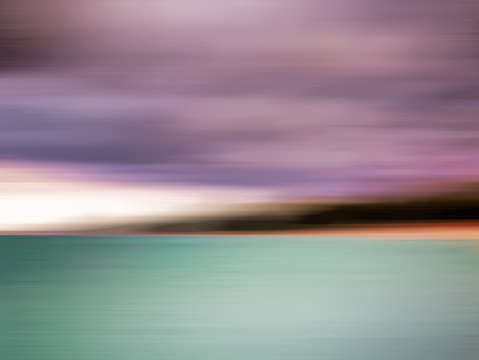 Turquoise waters blurred abstract
