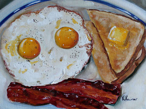 Bacon and eggs