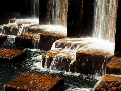 Waterfall on the indy canal