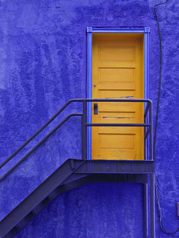 Yellow door