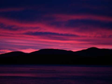 Eastsound bay sunrise