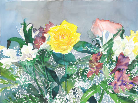 Roses and astras