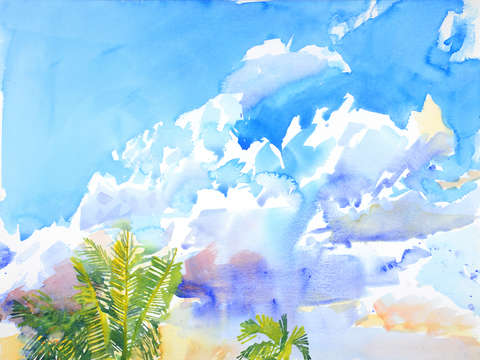 Clouds north naples