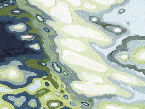 Abstract coastal panel 3