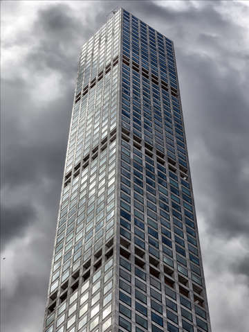 A very tall building