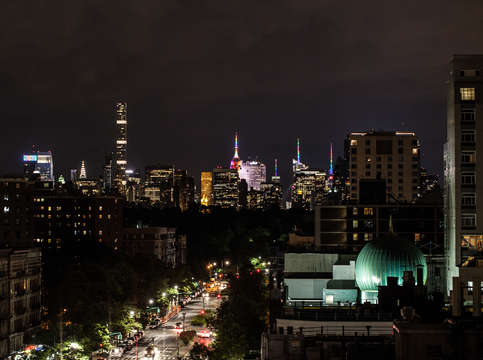 Night pride in new york city