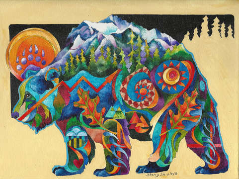 Spirit bear totem animal