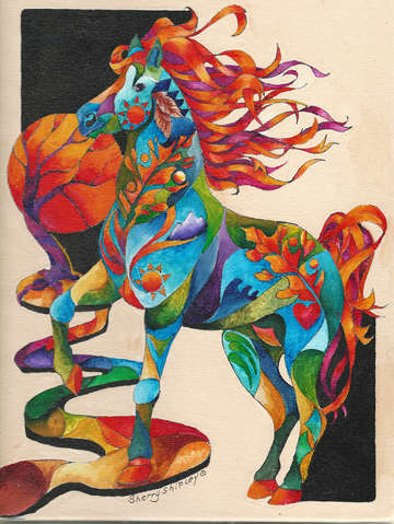 Spirit horse totem animal