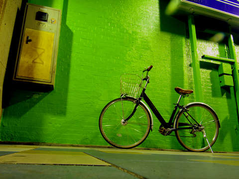 Green bike