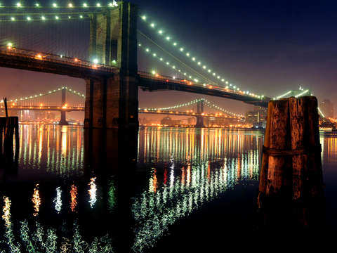 Brooklyn Bridge Night