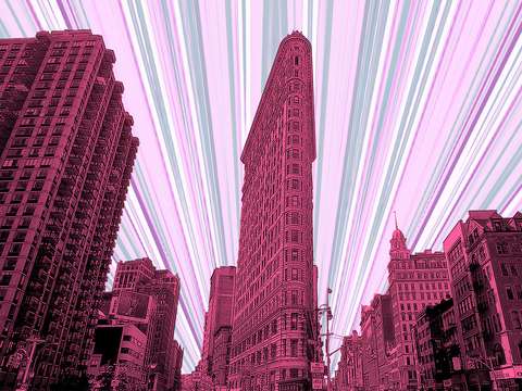 Flatiron building nyc dawn