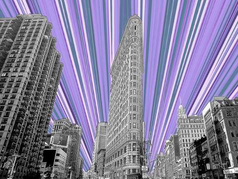 Flatiron building nyc winter