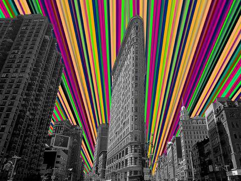 Flatiron building nyc spring