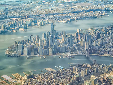 Aerial downtown 8011