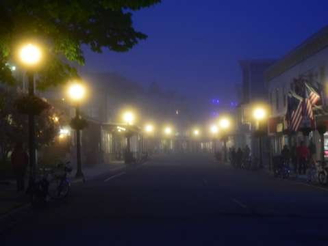 The fog rolls in