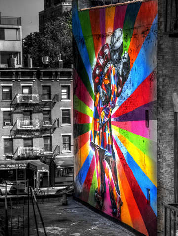 High line mural