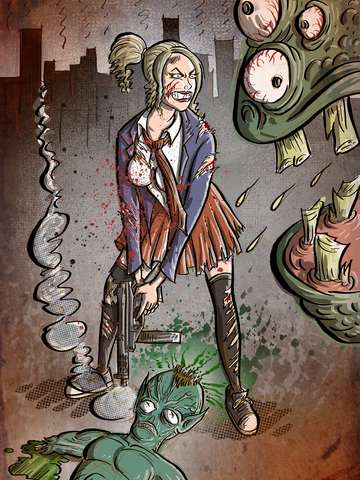School Grrrl Vs Aliens