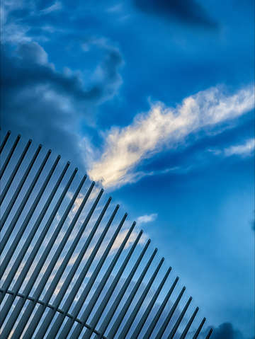 Sky clouds and spikes