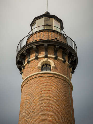 Top of little sable point lighthouse