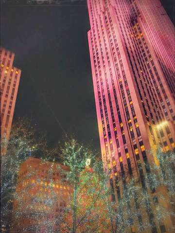 Wintertime in manhattan nyc