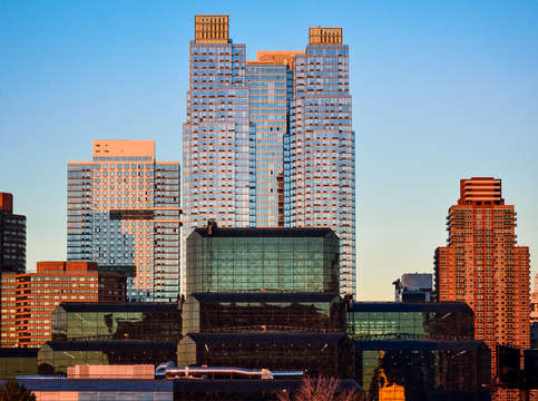 Architecture colors shapes and reflections