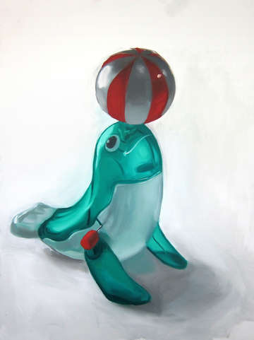 Seal wind up toy