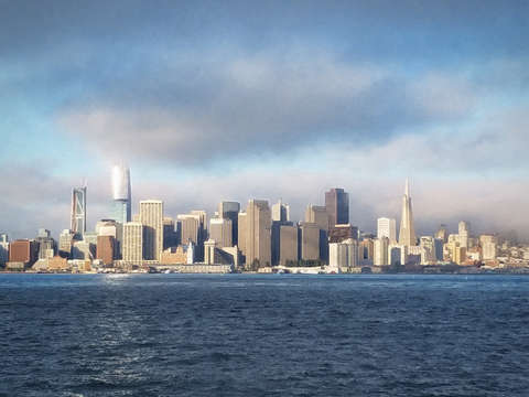 San francisco view from treasure island