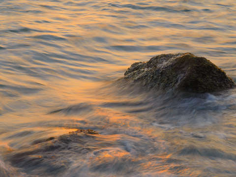 Orange waves