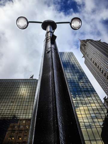 Looking up streetlamp series