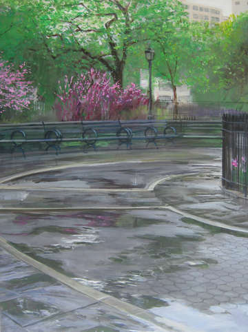 Stuyvesant park early spring