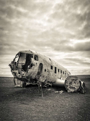 Plane crash iceland