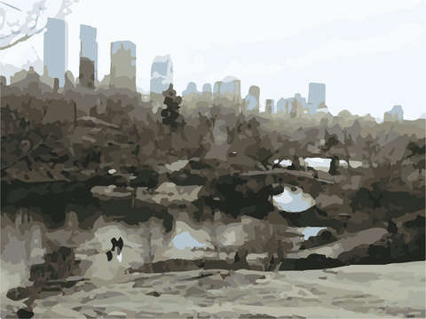 Central park spring