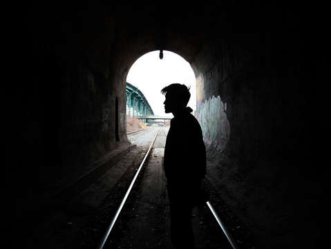 The path behind me