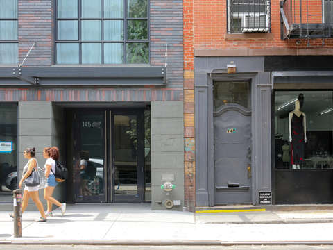 Ludlow street on the lower east side