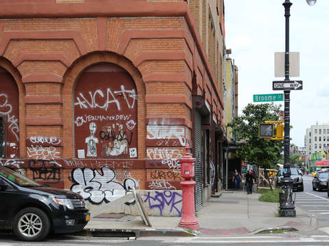 Broome street on the lower east side