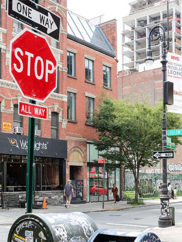 Ludlow and rivington lower east side nyc manhattan